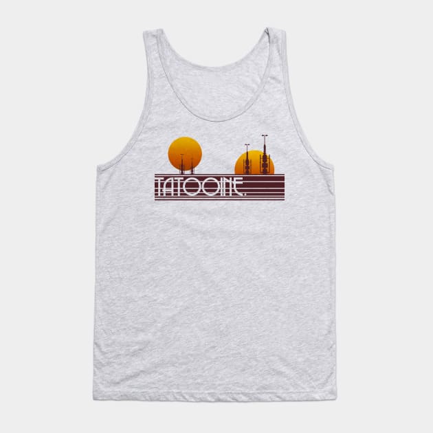 Twin Suns Tatooine Tank Top by reintdale